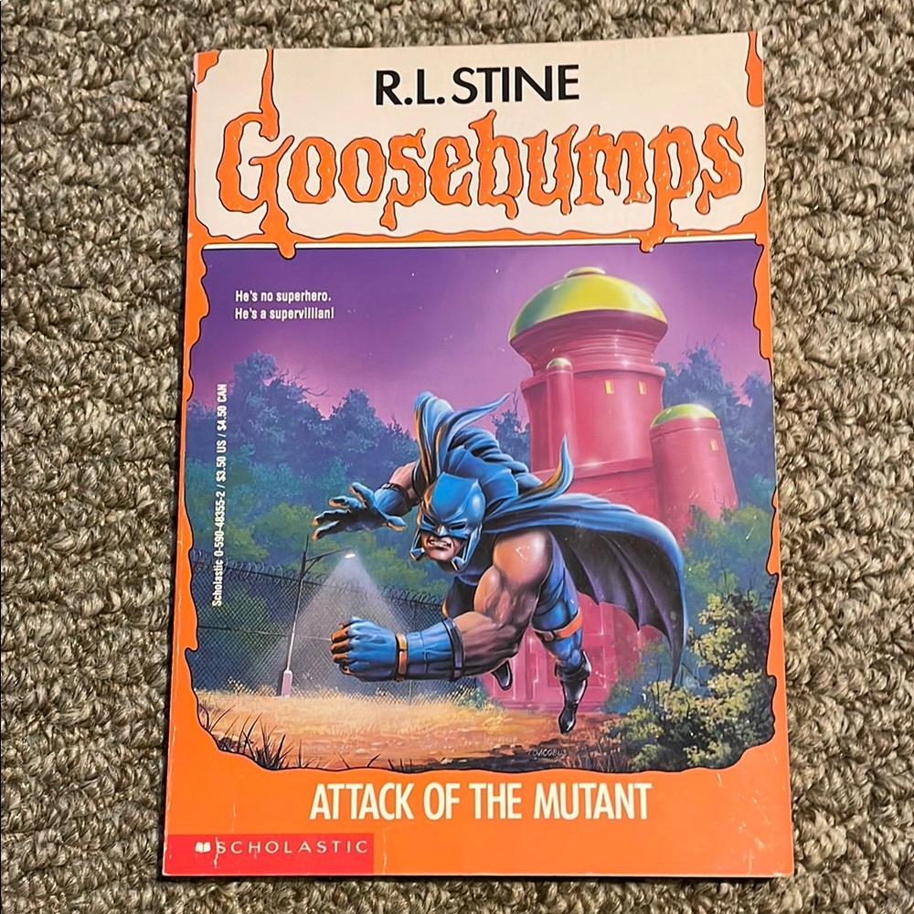 🔥 10/$25 - Goosebumps: Attack of the Mutant Book